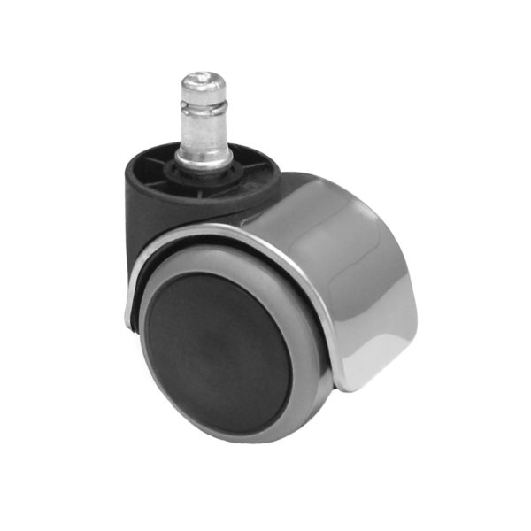 Rodízio Flex PU Cromado
